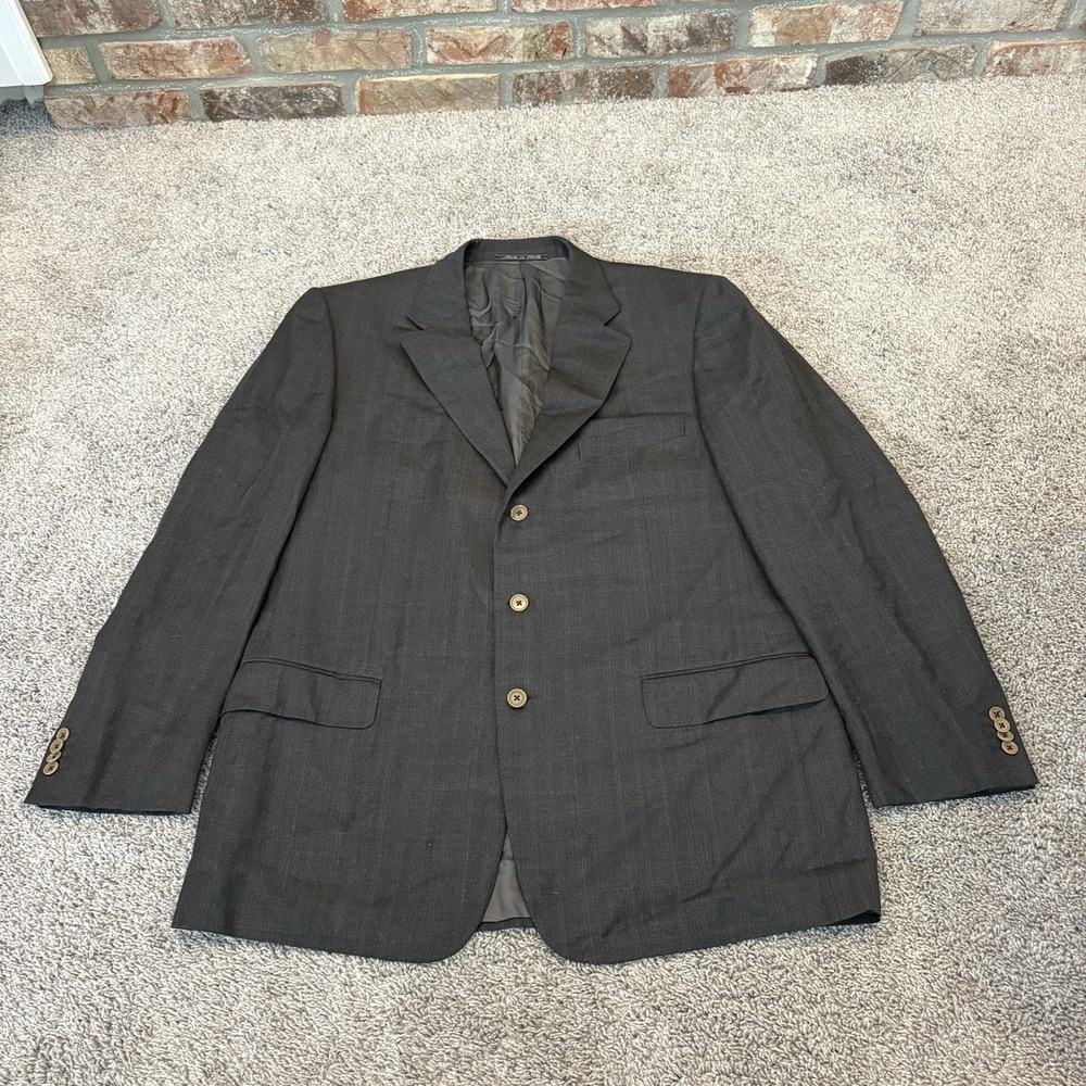 Ermenegildo Zegna Trofeo Gray Blazer Sport Coat 46R? Jacket Summer Wool